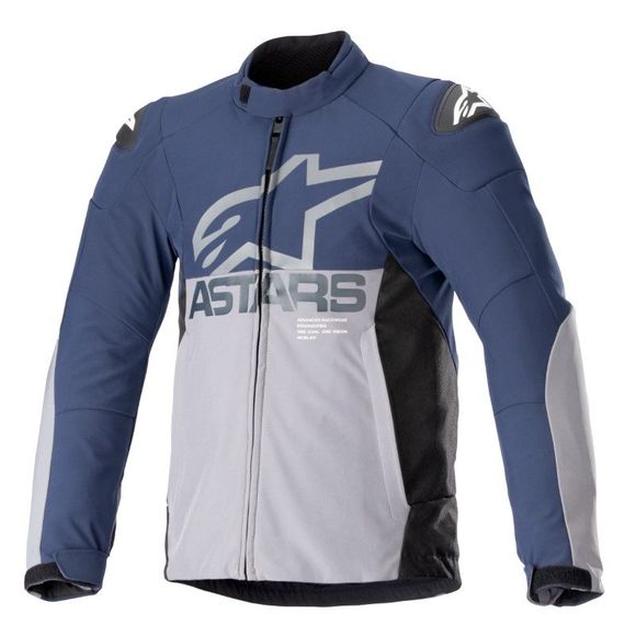 Blouson Moto Alpinestars SMX WATERPROOF - Bleu / GrisRef : AP12819-C63870