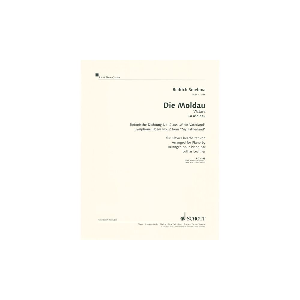 Schott Smetana Die Moldau Piano – Thomann Ireland