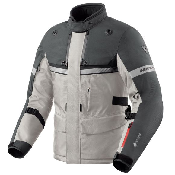Motorcycle jacket Rev it Poseidon 3 Gore -Tex® - Gray / BlackRef: RI1443-C39340
