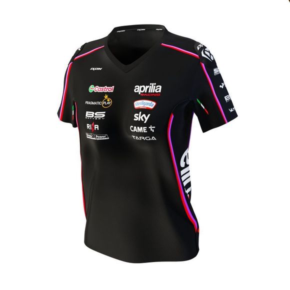 T-Shirt manches courtes Ixon APRILIA 25 - Noir / RougeRef : IX2159
