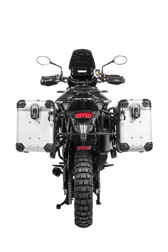 Touratech suitcase Complete kit ZEGA Evo 38/45 - Black support included - Gray anodizedRef: Trt01178A / 01-421-6886-0