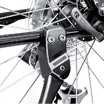 Pletscher Comp Rear Kickstand for KSA 18 mounting - black