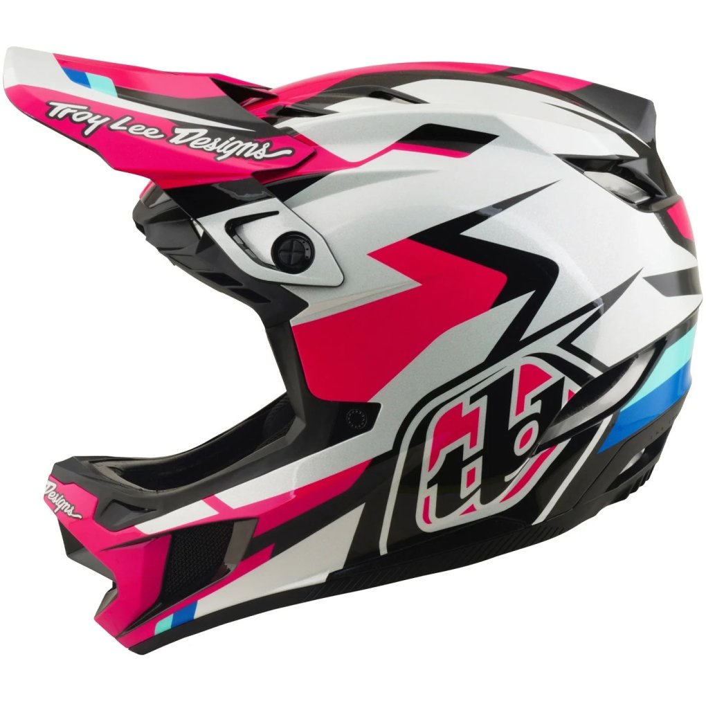 Troy Lee Designs D4 Polyacrylite MIPS Helmet - Roamer Magenta