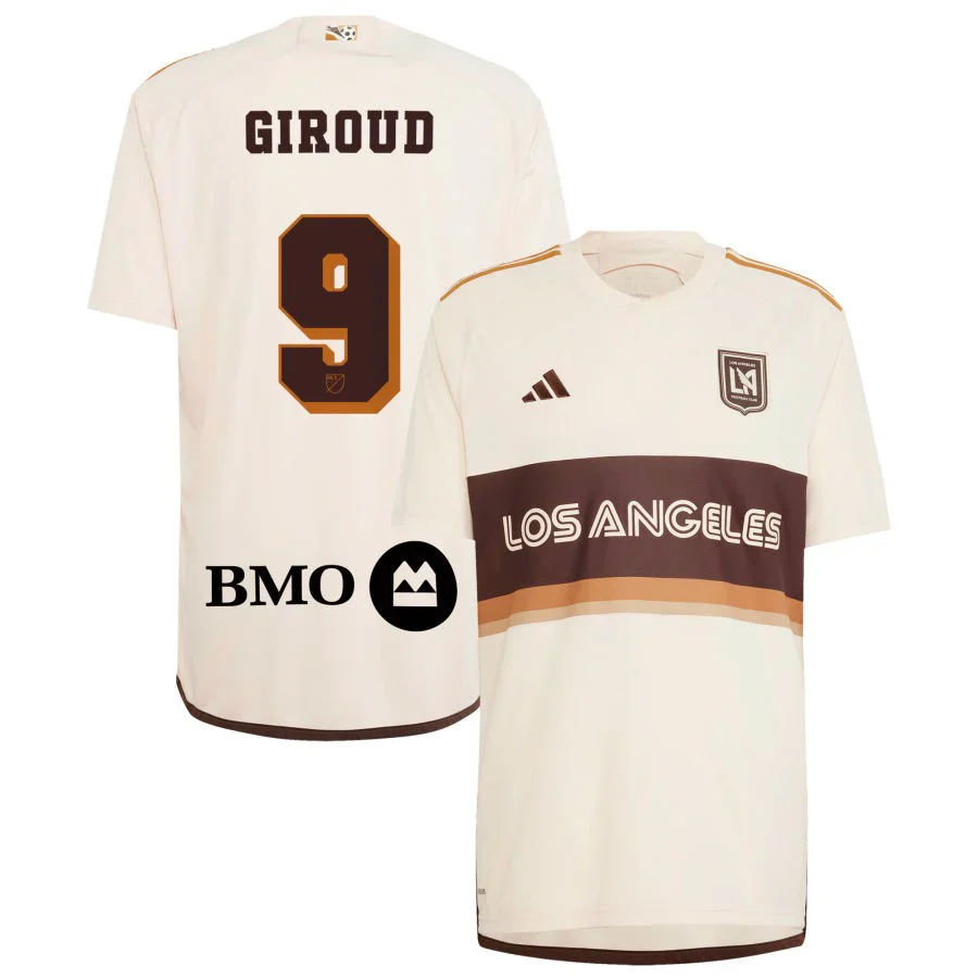 LAFC Olivier Giroud Third Jersey 24/25 (Linen/Dark Brown)