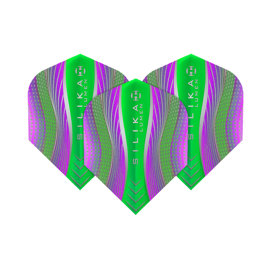 Harrows Silica Lumen Purple Green No6 Flights