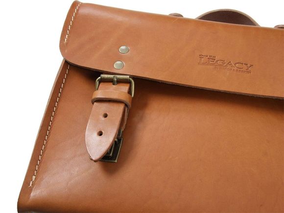 Hepco & Becker Legacy briefcase bag for C-Bow holder - brown UniversalRef: HBE01635A / 6451976 00 08 A
