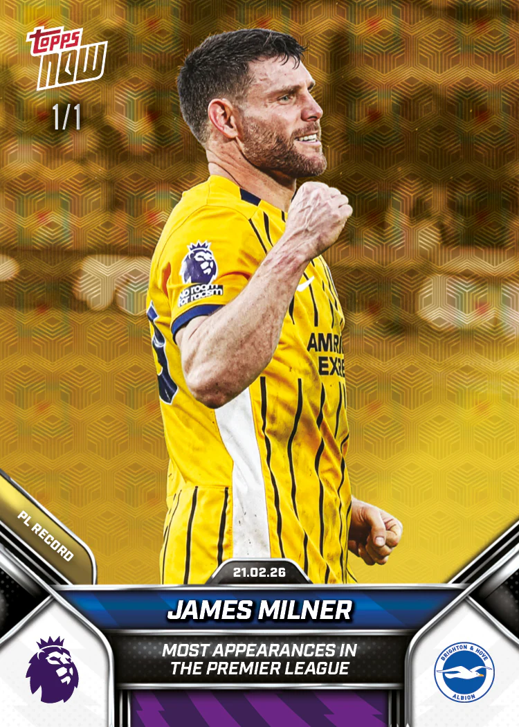 James Milner - 2025-26 Premier League Topps NOW® - Card 141