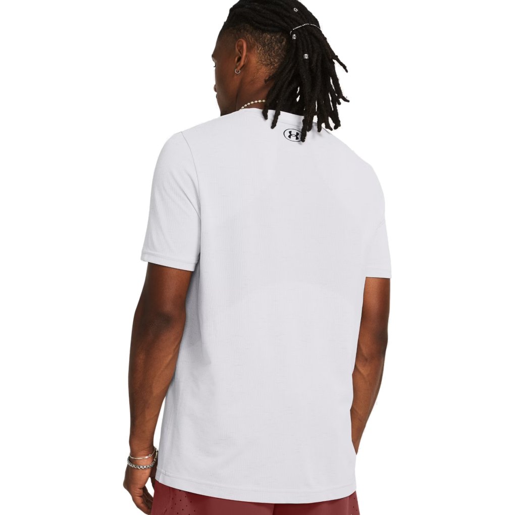 Under Armour UA Vanish Seamless Short Sleeve Shirt Men - White/Black