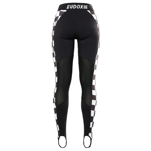 Eudoxie Beth - Black / White Motorcycle LeggingRef: EUD0055
