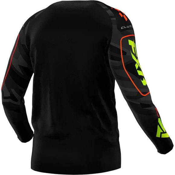 Maillot cross FXR CLUTCH MX 25 2026 - Noir / JauneRef : FXR0853