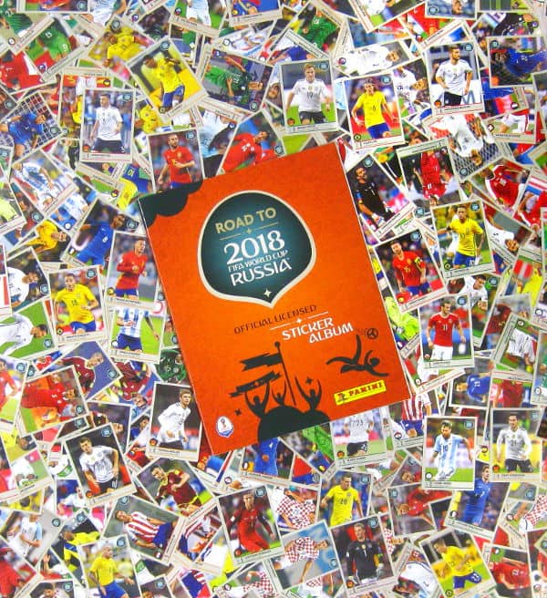 Panini Road to World Cup 2018 - All 480 Stickers + Album