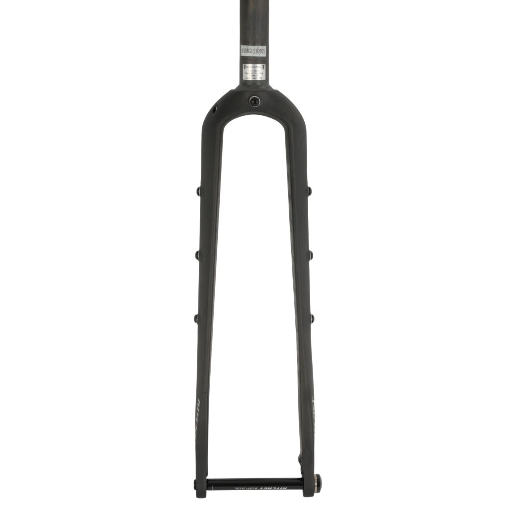 Ritchey WCS Carbon Adventure Fork - 1 1/8 Inches - Flat Mount - 12x100mm - Matte UD Carbon