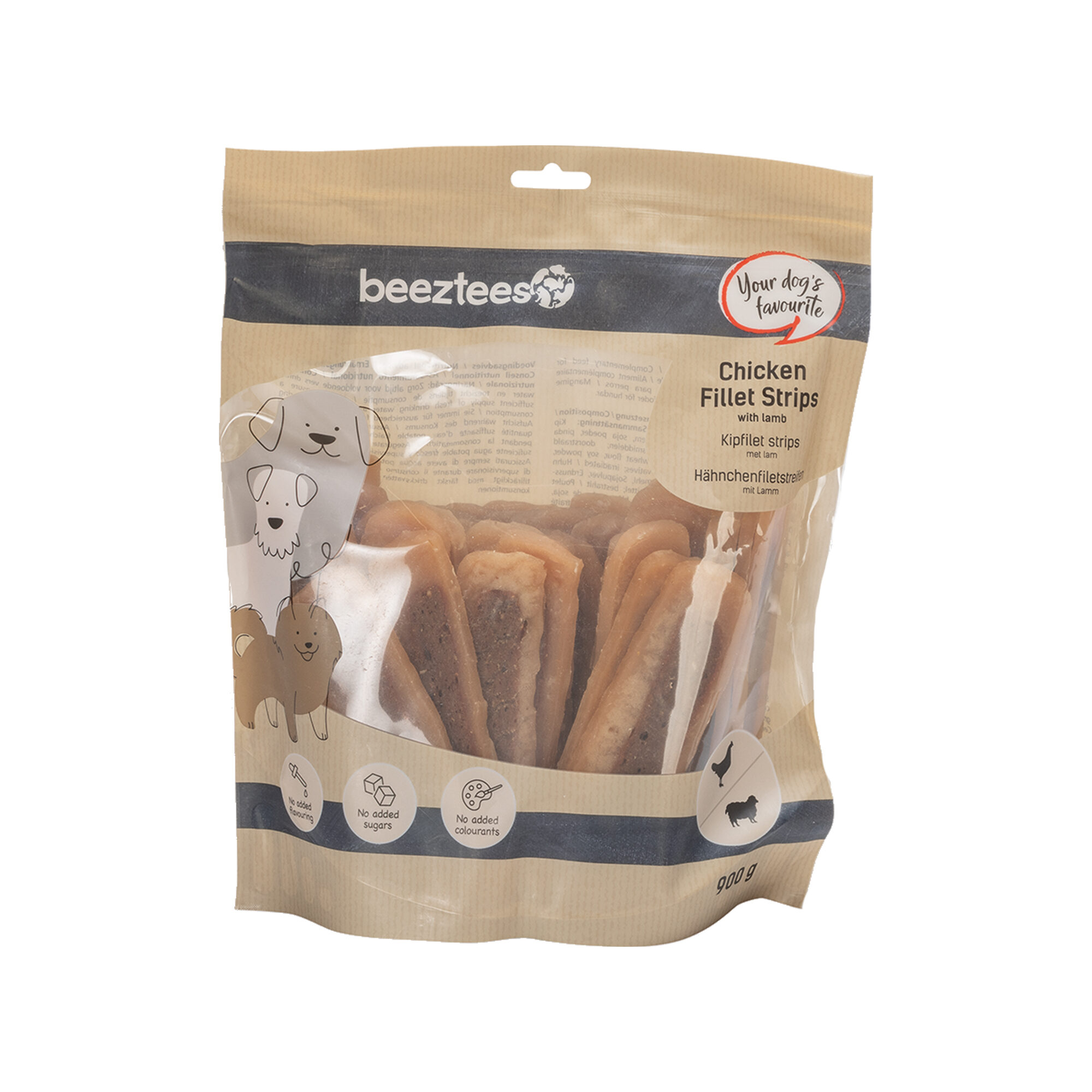 Beeztees Chicken Fillet Strips with Lamb - 400 g