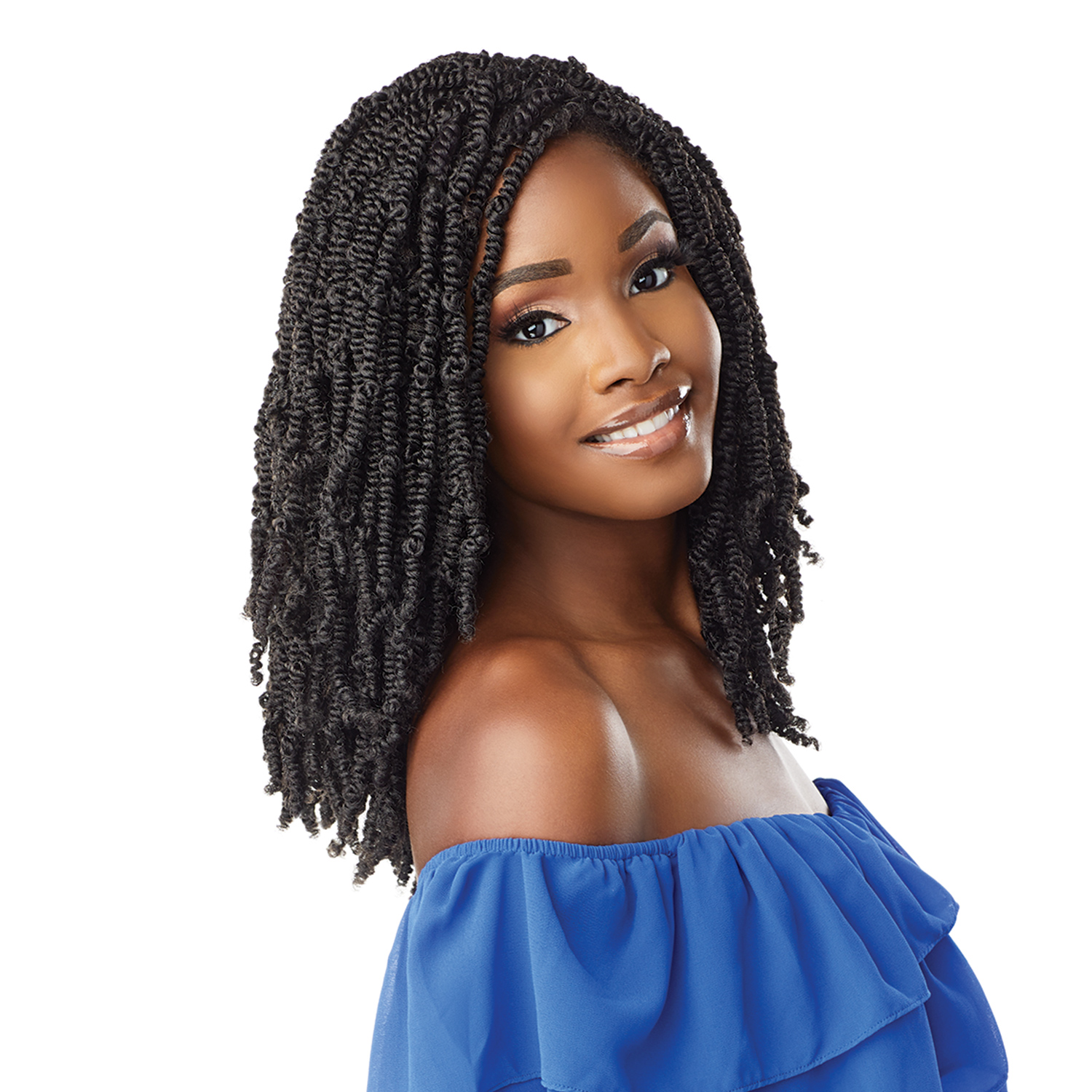 Sensationnel Braids X-Pression 3X Ruwa Pre-Stretched Braid Afro Twist 16