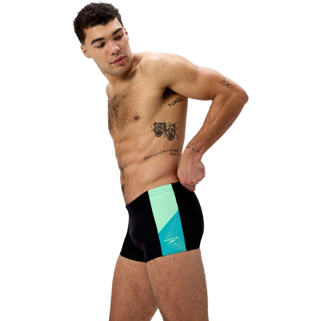 Speedo Dive Aquashorts Men - black/turquoise gem