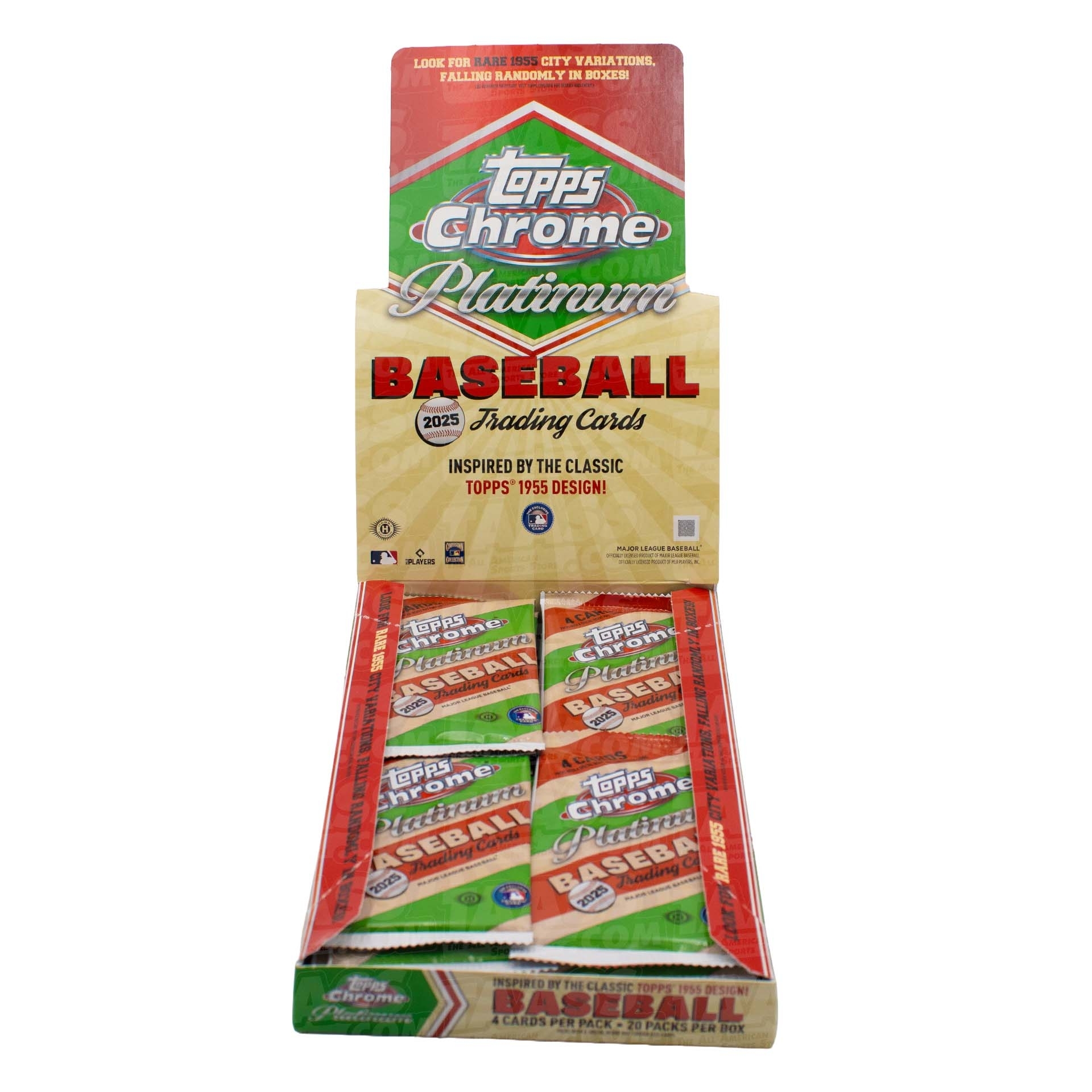 2025 Topps Chrome Platinum '55 Baseball MLB Hobby Pack