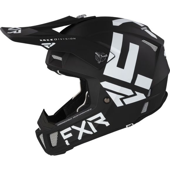 FXR CLUTCH CX BLACK/WHITE 2022 cross helmet - Black / WhiteRef: FXR0275