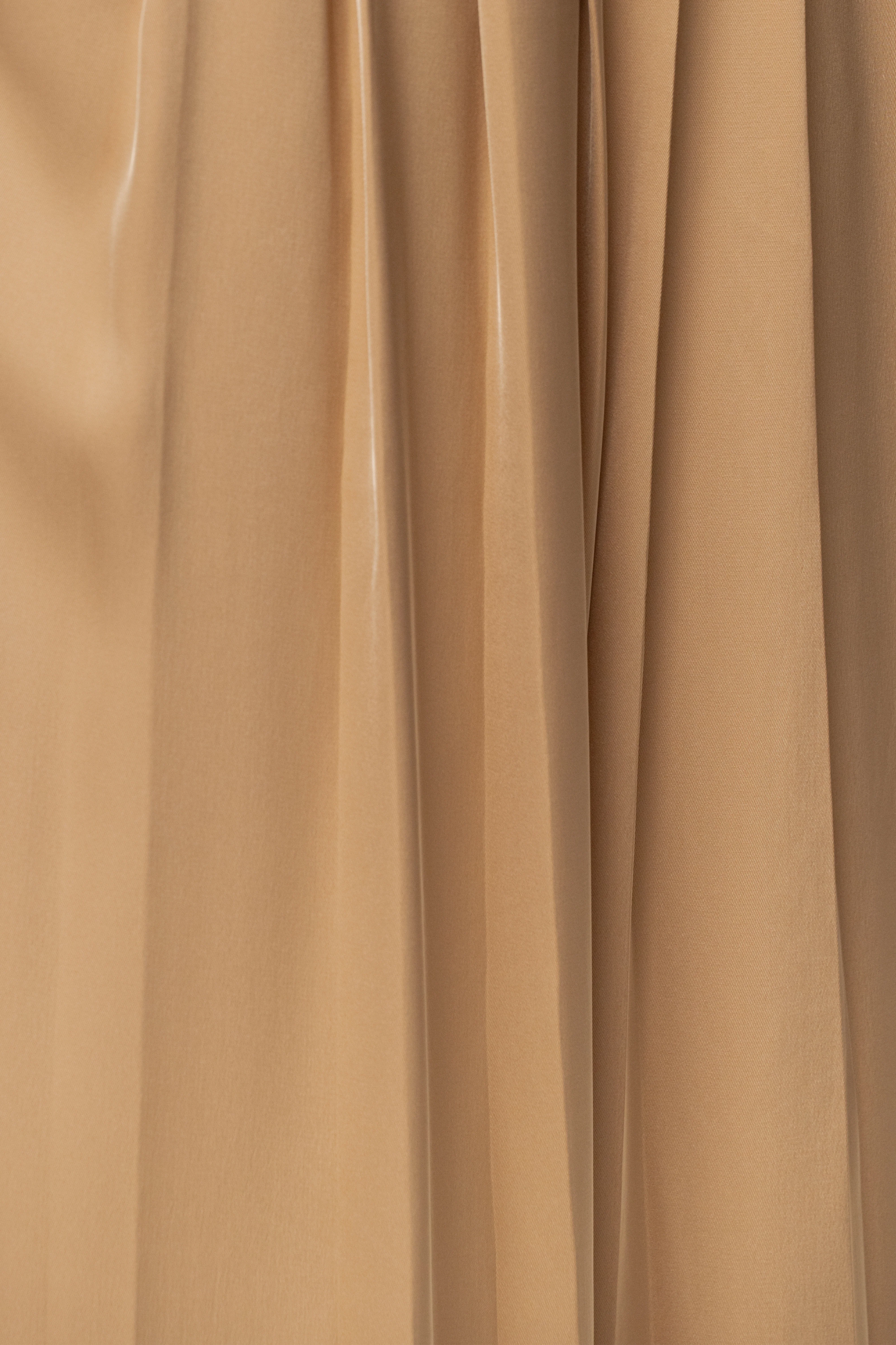 Beige Clara Wide Leg Pleated Trousers