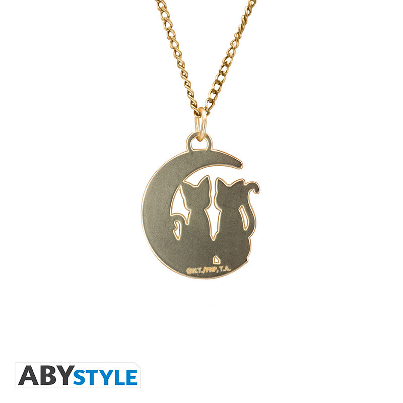 SAILOR MOON Pendant necklace Cats on the moon