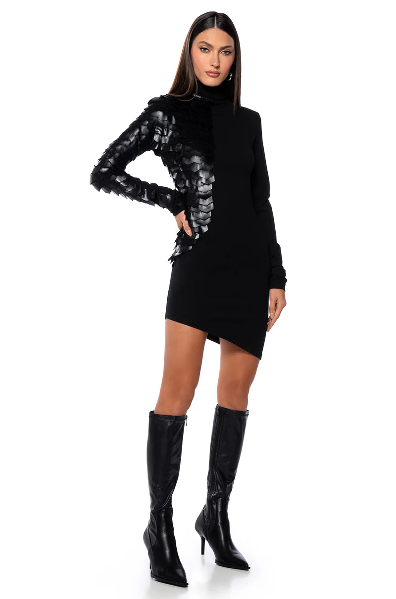 Draco Scaled Mini Dress