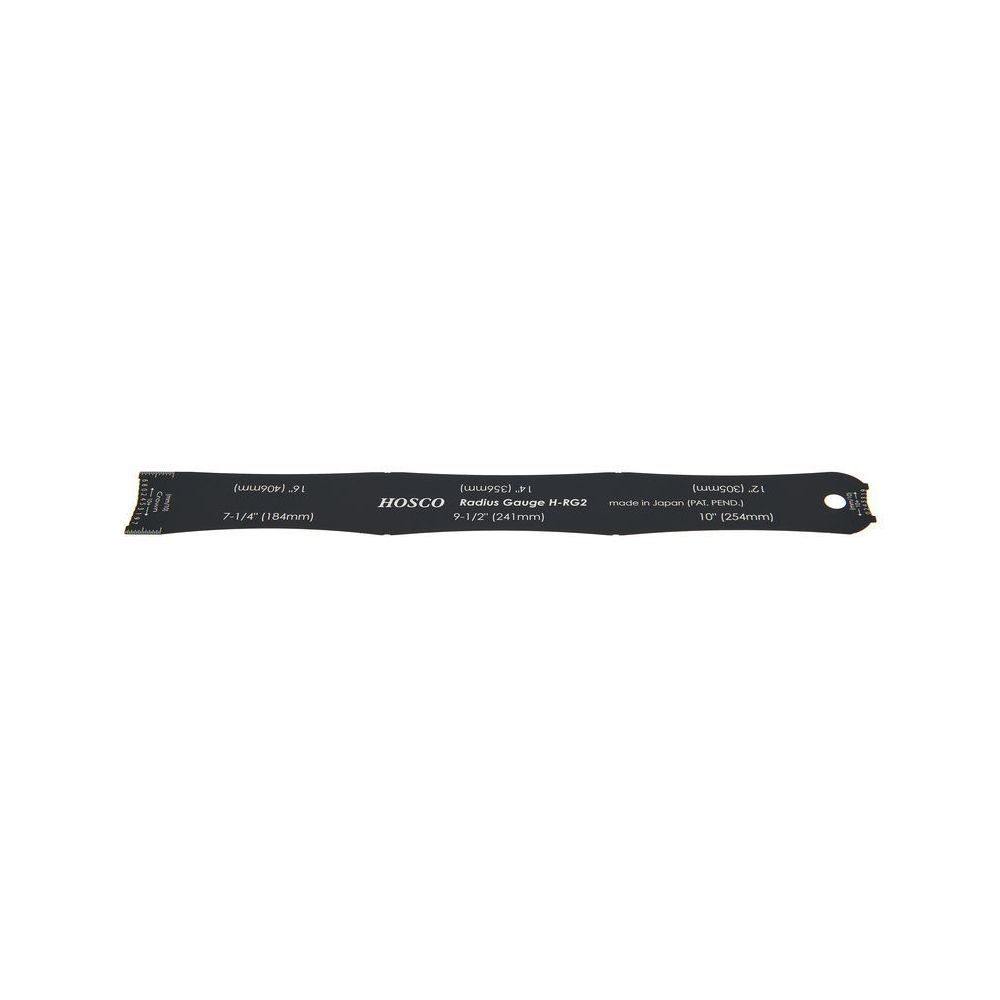 Maxparts Fretboard Radius Ruler BK – Thomann Ireland