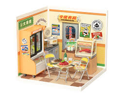 Robotime Night Out Food Stall,