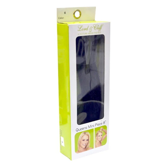 Lord & Cliff 100% Remy Human Hair Clip-In Hairpiece - QUEENS MINI PIECE 8