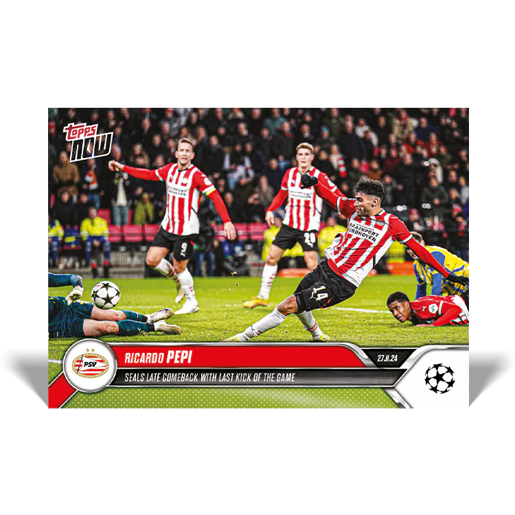 Ricardo Pepi - Seals late comeback with last kick of the game - 24/25 UCC Topps NOW® Card 59