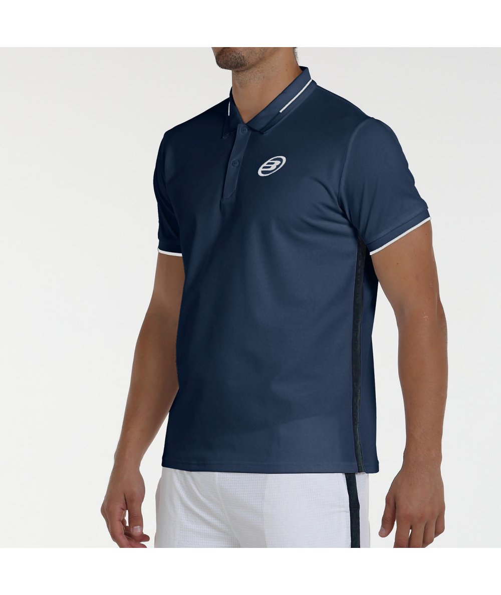 BULLPADEL LEIRO 25V NAVY BLUE POLO SHIRT