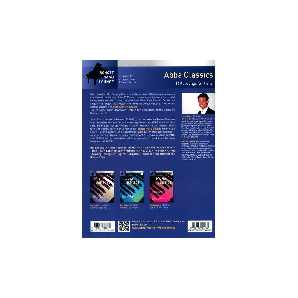 Schott Abba Classics Piano – Thomann Ireland