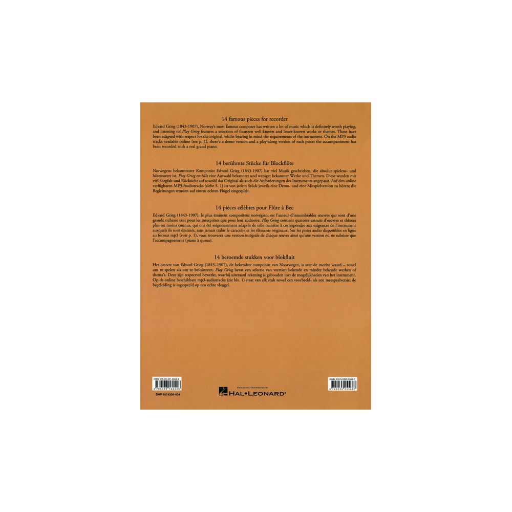 De Haske Play Grieg Recorder – Thomann Ireland