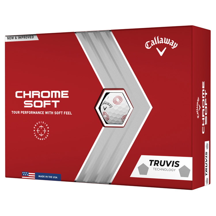 Callaway Chrome Soft Truvis Odyssey Swirl Golf Balls