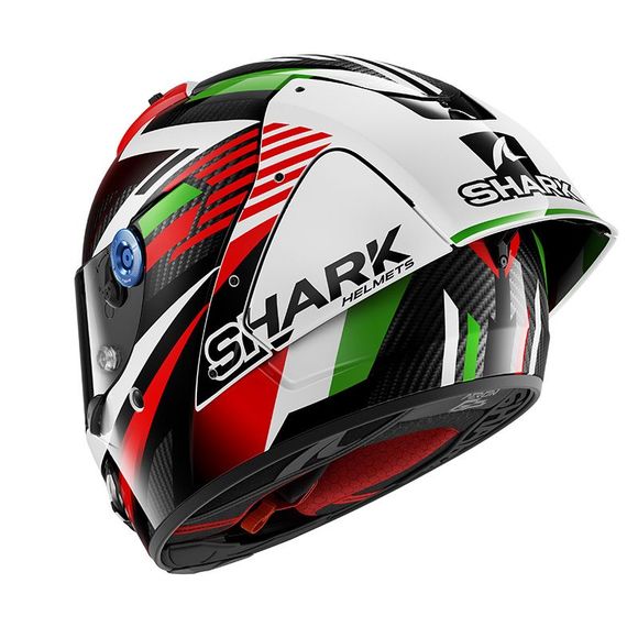 Full headset Shark Aeron- GP Fim Racing Firstlap - Carbon / RedRef: Sh1797-Crg