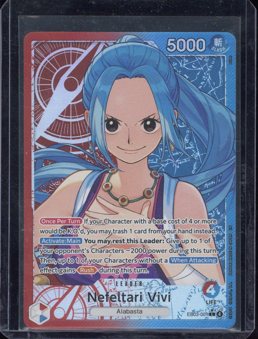 2026 One Piece EB03 EN Nefeltari Vivi Alternate Art #001