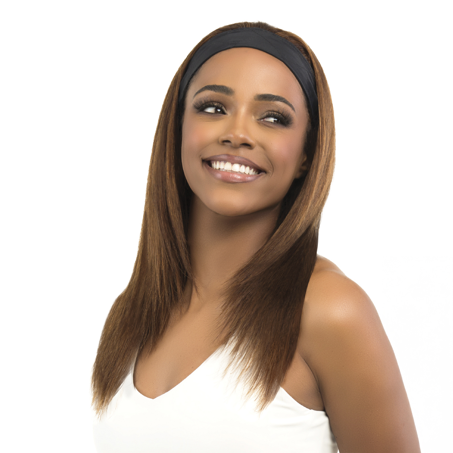 Bobbi Boss Human Hair Headband Wig  MH1422 HB Straight