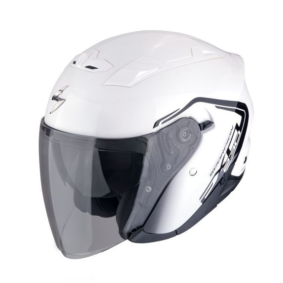 Scorpion Exo EXO-230 Open Face Helmet - CIT-E - White / BlackRef: SC1170
