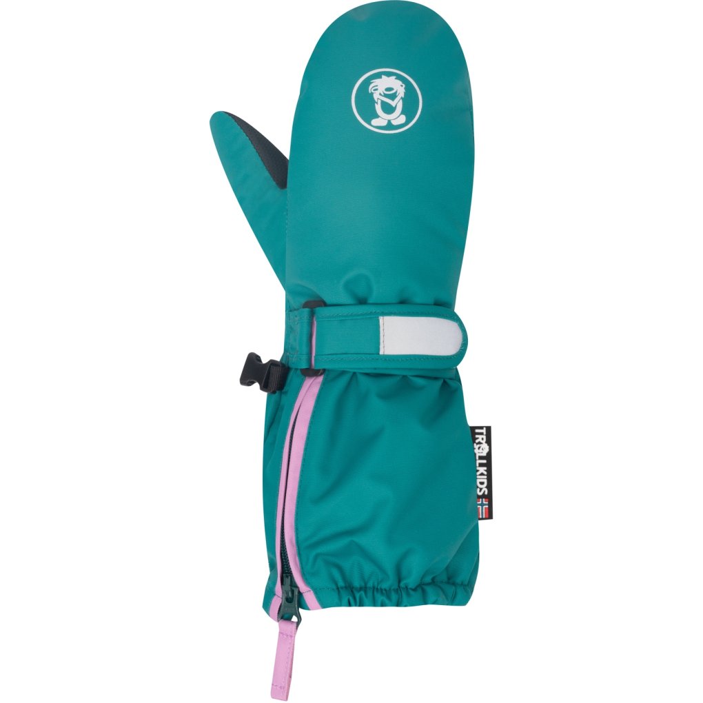 Trollkids Troll XT Mittens Kids - Ocean Green/Light Violet