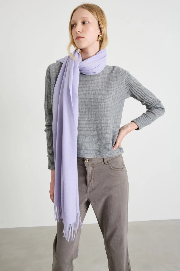 Light cloth scarf - LILAC