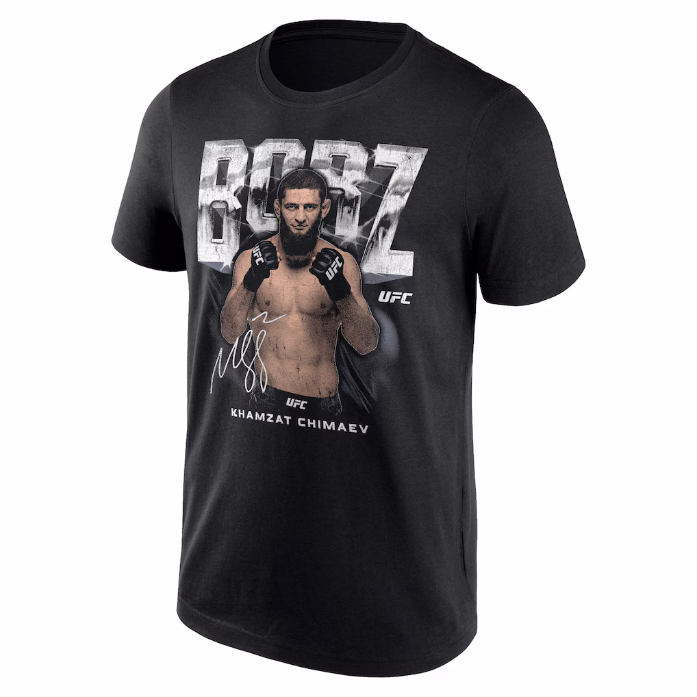 UFC Khamzat Chimaev Borz T-Shirt - Black - Mens