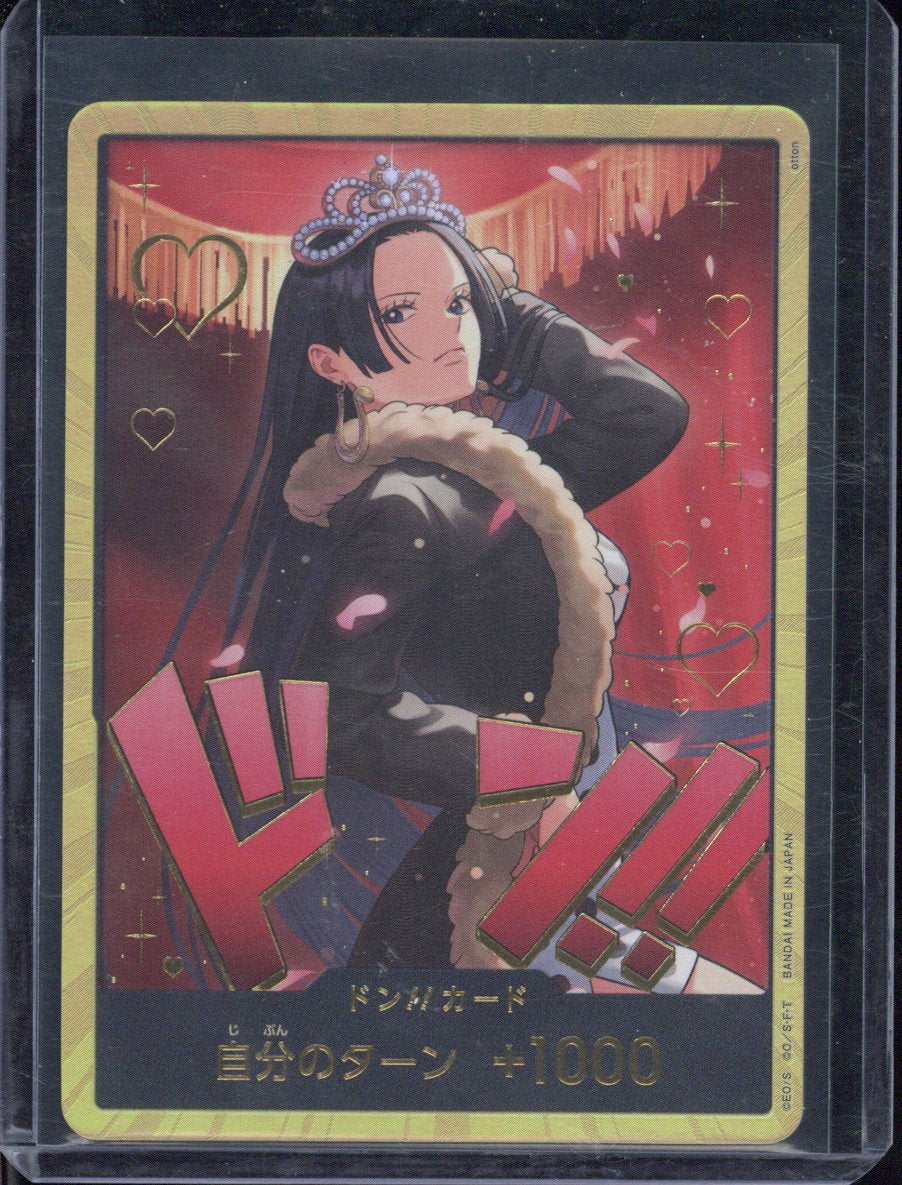 2025 One Piece EB03 JP Boa Hancock Gold #DON!! Card
