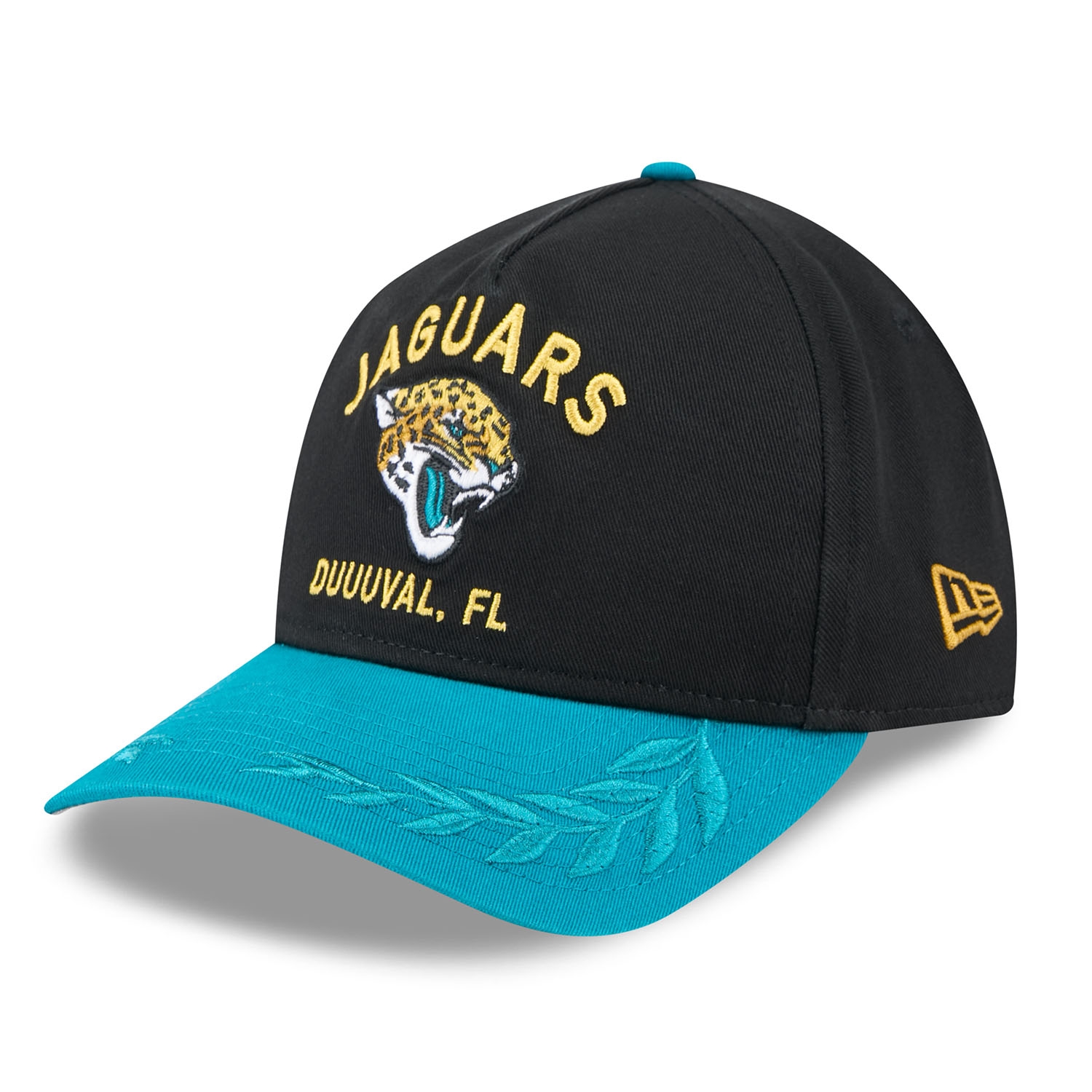 Jacksonville Jaguars 2025 NFL Draft 9TWENTY A-Frame Adjustable Cap Black