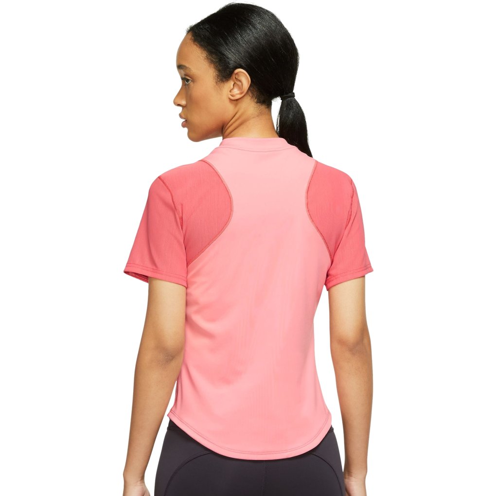 Nike Dri-FIT Air Short-Sleeve Running Top Women - coral chalk/sea coral/adobe DX0265-611
