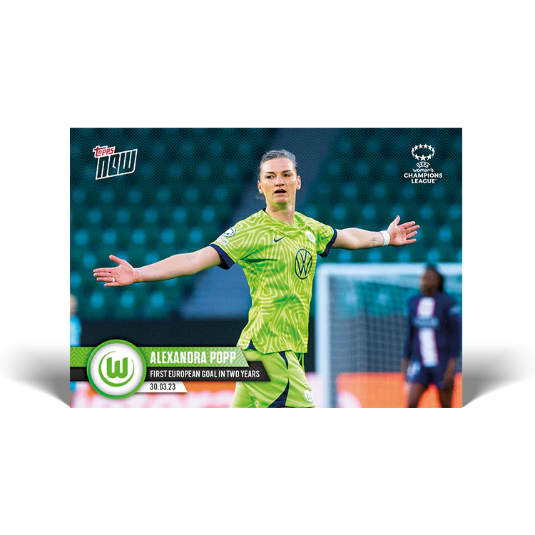 Topps UK - First European goal in two years - UWCL TOPPS NOW® Card #19