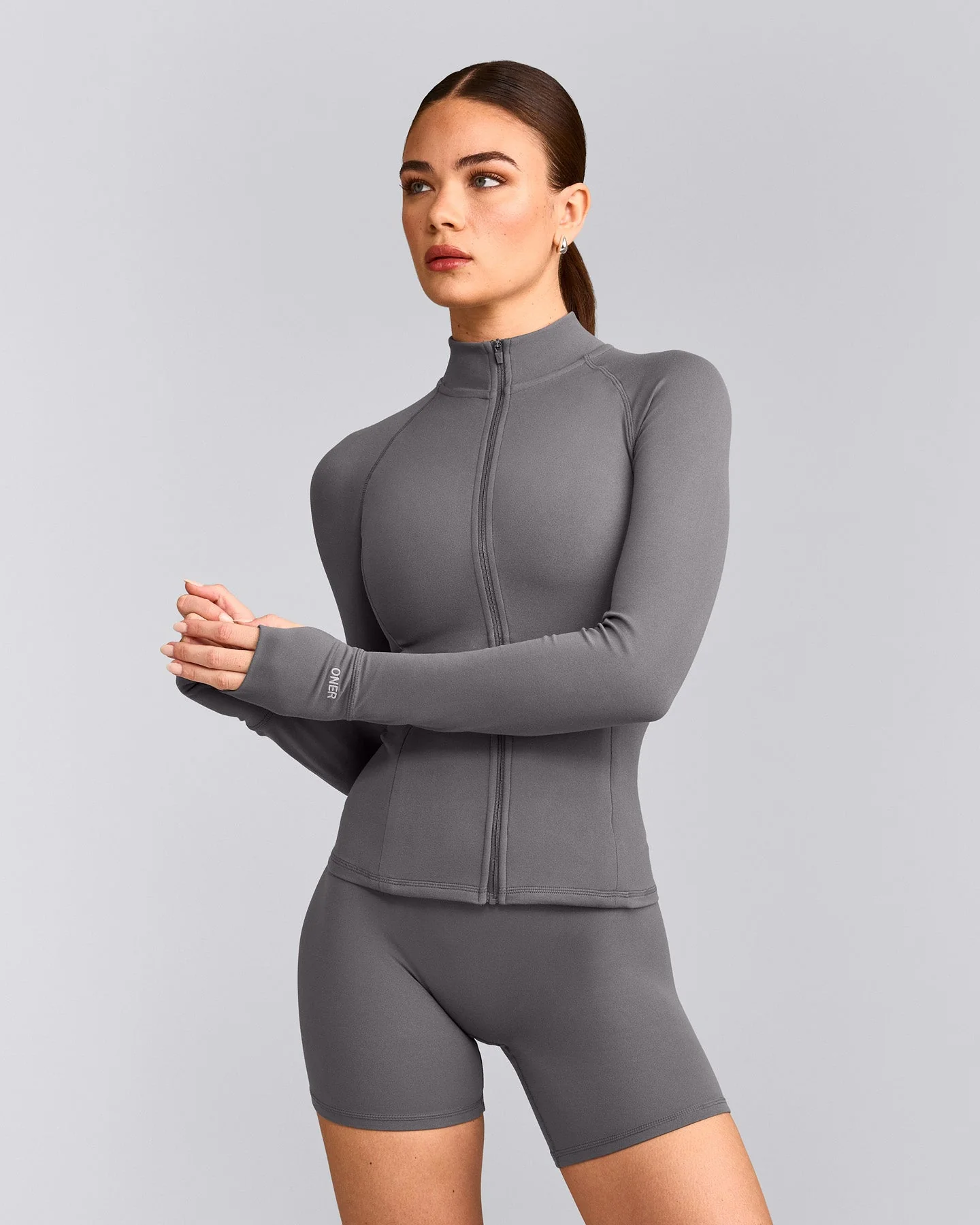 SoftMotion™ Jacket with Grey Logo | Ash Grey