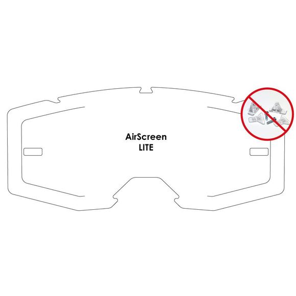 Airscreen Lite Ex 2025 Mask Screen - WhiteRef: ASM0101 / 001-028-10