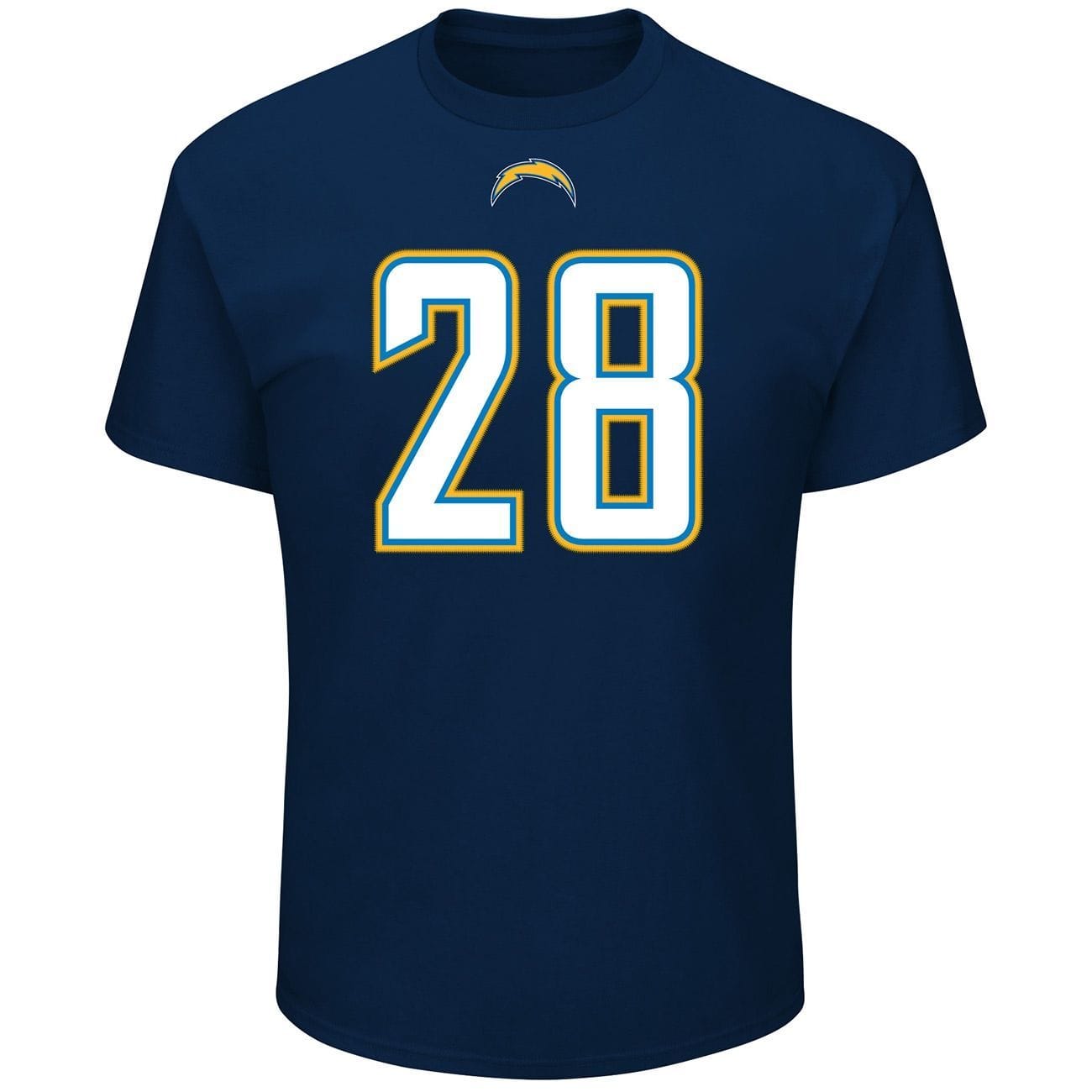 Melvin Gordon #28 Los Angeles Chargers Player NFL T-Shirt