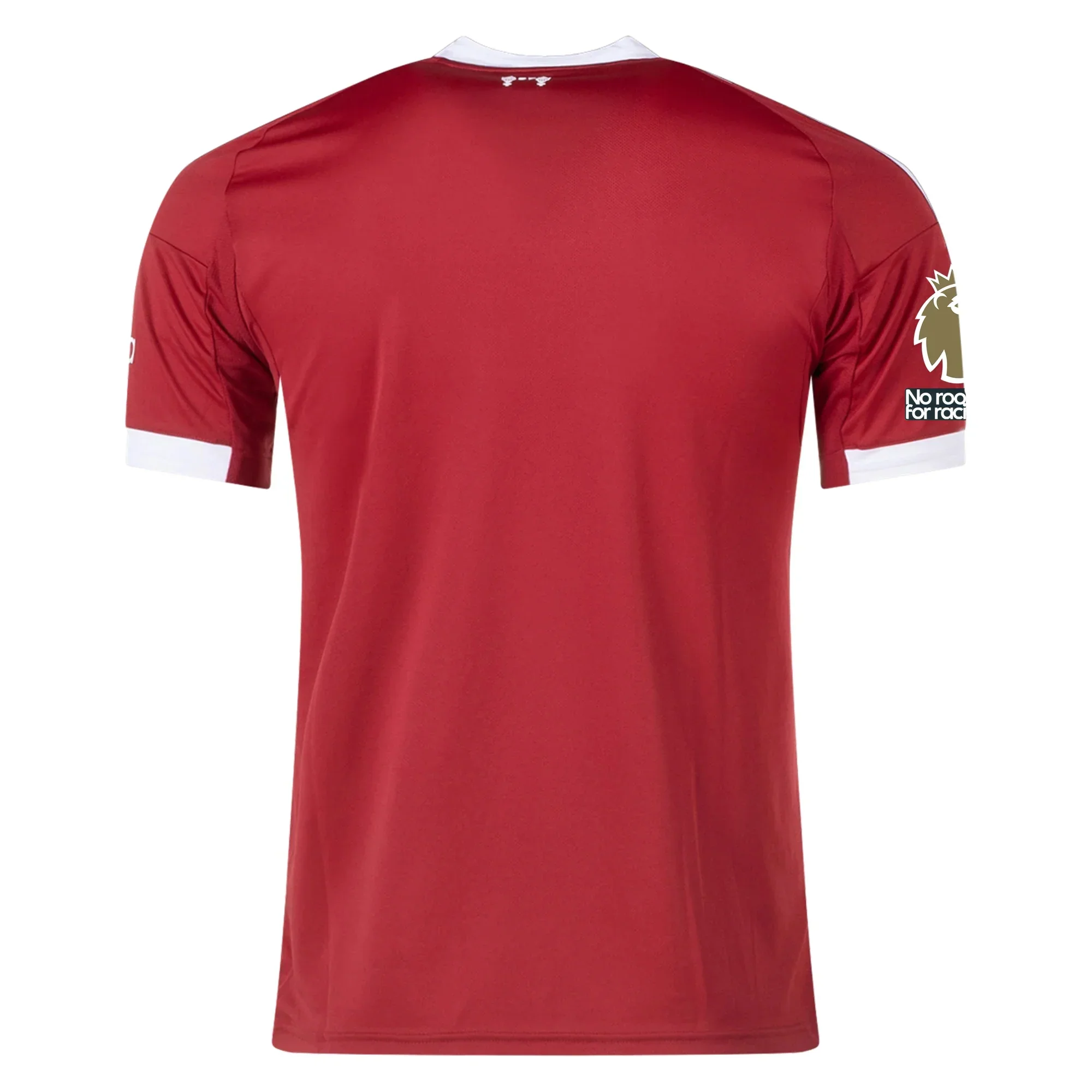 Men's Liverpool Home Jersey 25/26 w/ NRFR + EPL Champions Patch (Strawberry Red)
