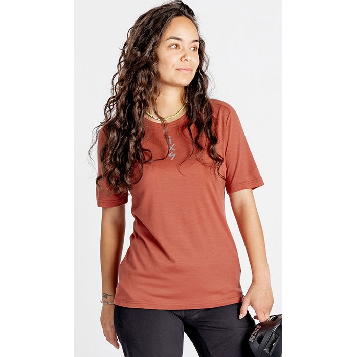 iXS Flow Merino MTB Jersey Women - mars