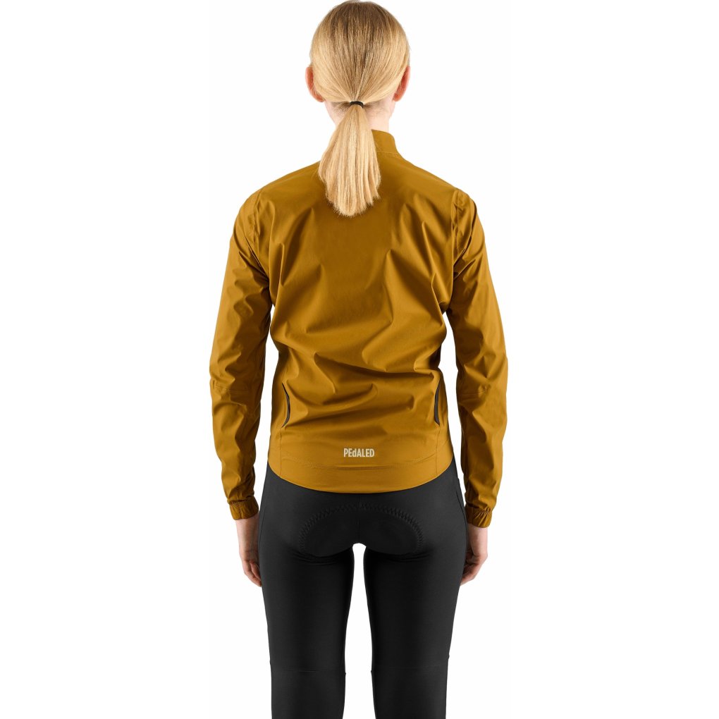 PEdALED E. Waterproof Jacket Women - Mustard