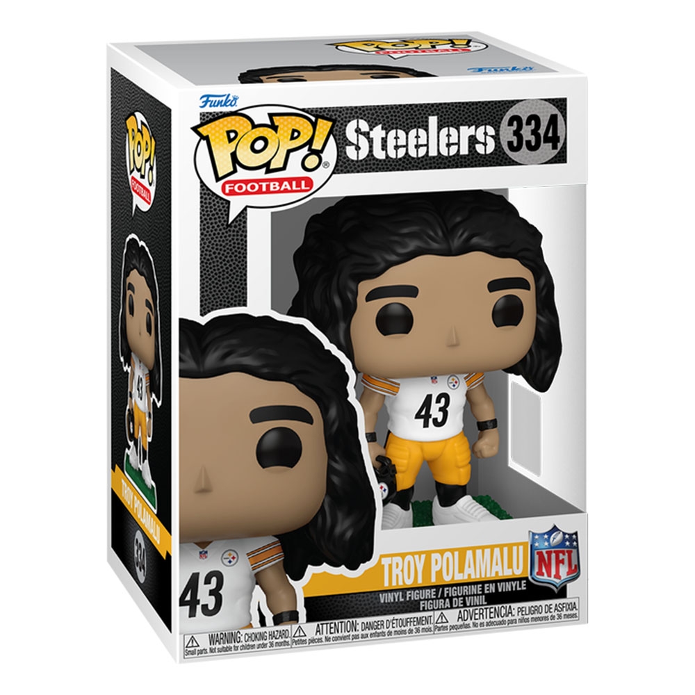 Funko POP! #334 Troy Polamalu Pittsburgh Steelers Vinyl NFL Figure